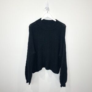 BP Black Knit Pullover Oversized Sweater